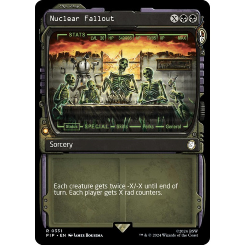 Nuclear Fallout (Showcase Frame)