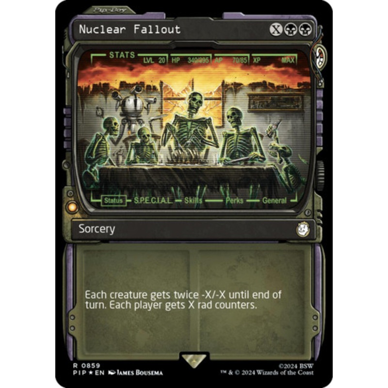 Nuclear Fallout (Showcase Frame) (Surge Foil)