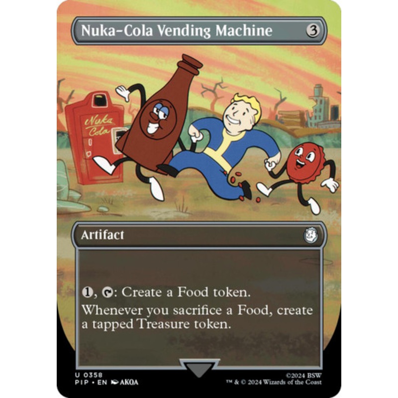 Nuka-Cola Vending Machine (Borderless Art)