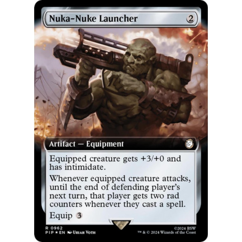 Nuka-Nuke Launcher (Extended Art) (Surge Foil) | Universes Beyond: Fallout