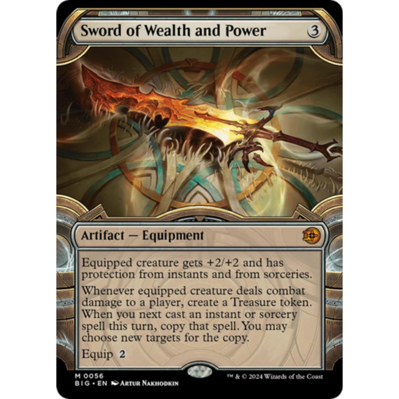 Sword of Wealth and Power (Showcase Frame) | The Big Score