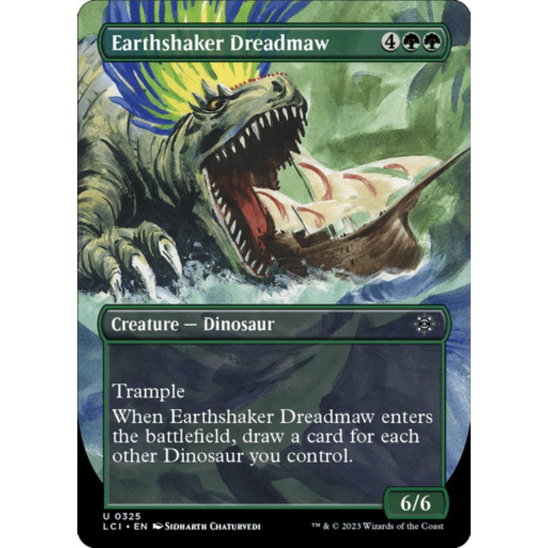 Earthshaker Dreadmaw (Borderless Art) | Lost Caverns of Ixalan