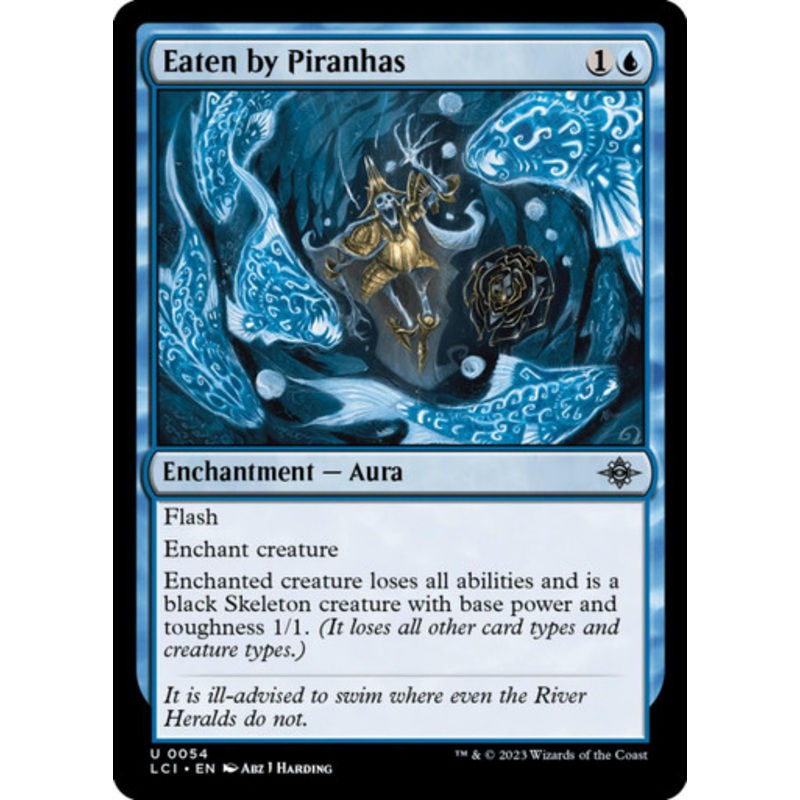 Eaten by Piranhas (foil) | Lost Caverns of Ixalan