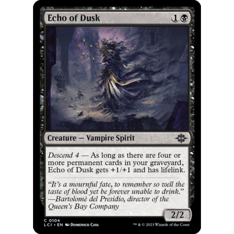 Echo of Dusk (foil) | Lost Caverns of Ixalan
