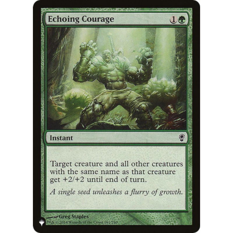 Echoing Courage (The List Reprint) | Conspiracy