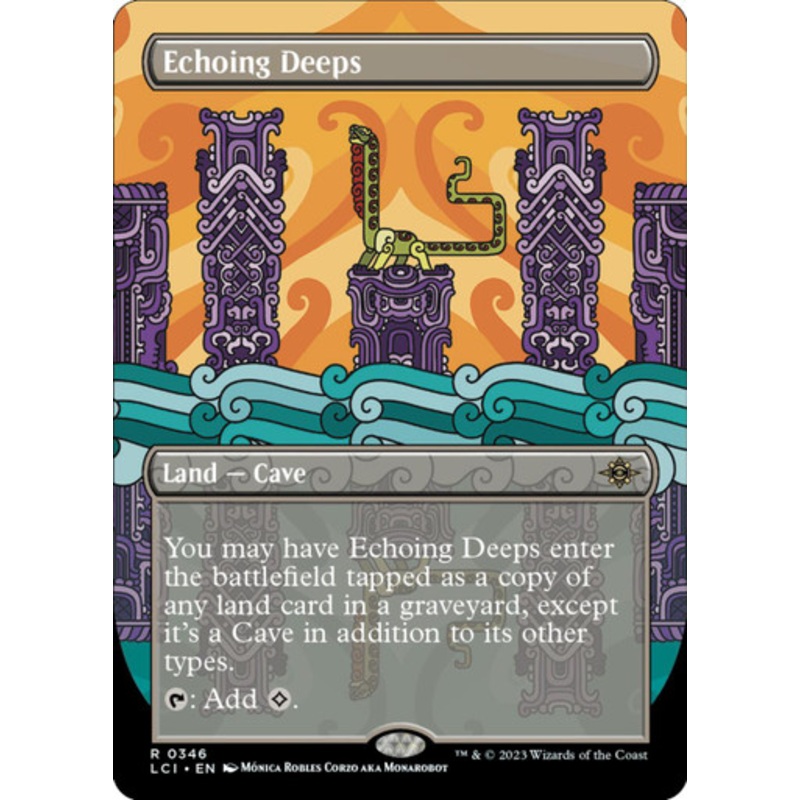 Echoing Deeps (Borderless Art) (foil)