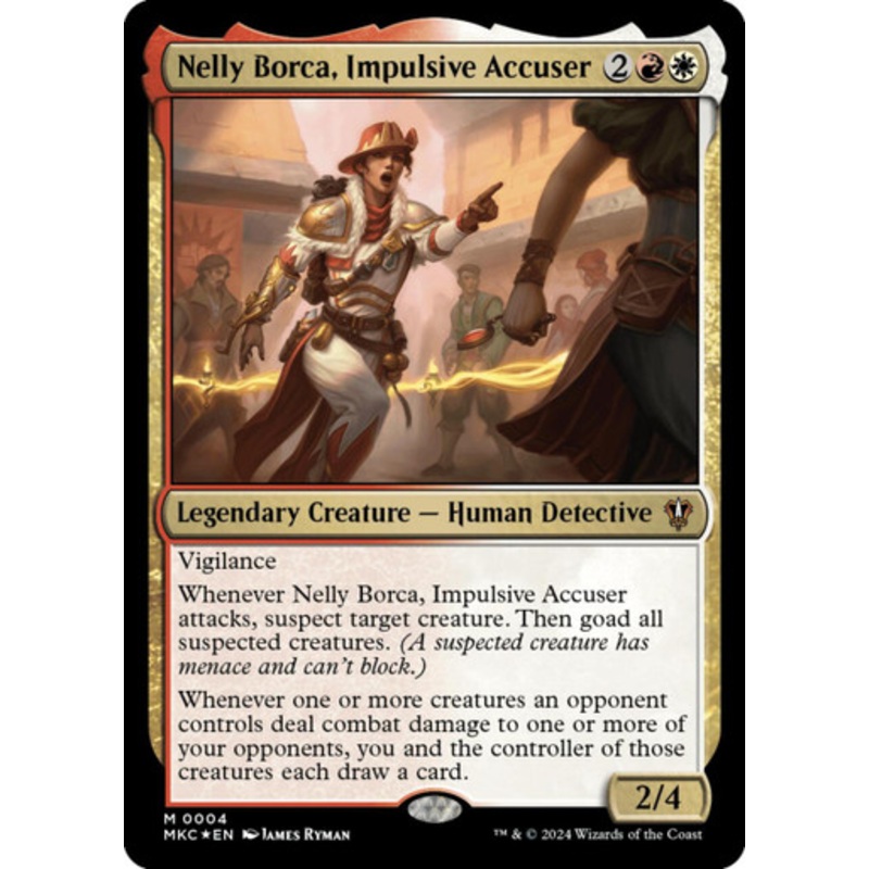 Nelly Borca, Impulsive Accuser (Foil) | Murders at Karlov Manor Commander