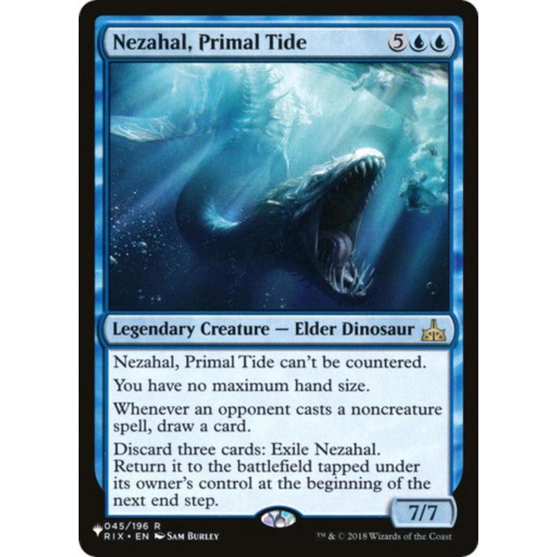 Nezahal, Primal Tide (The List Reprint) | Rivals of Ixalan