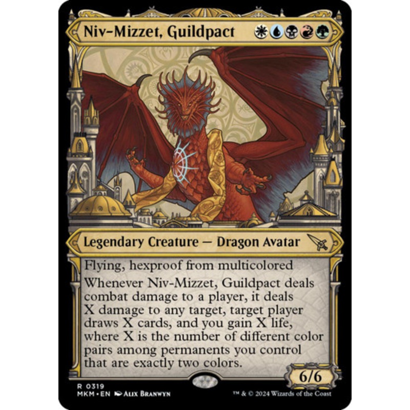 Niv-Mizzet, Guildpact (#319) (Showcase)
