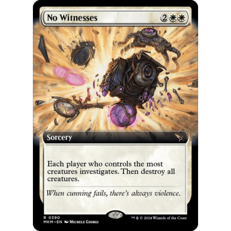 No Witnesses (Extended Art)