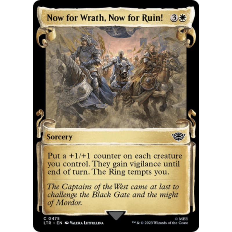 Now for Wrath, Now for Ruin! (Showcase Scroll)