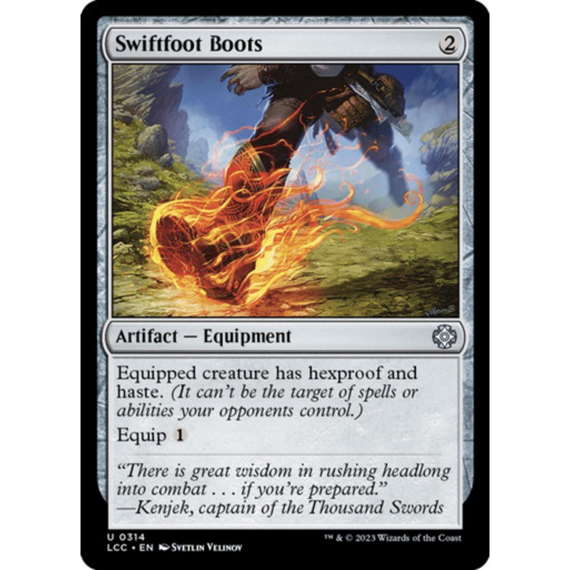 Swiftfoot Boots | Lost Caverns of Ixalan Commander