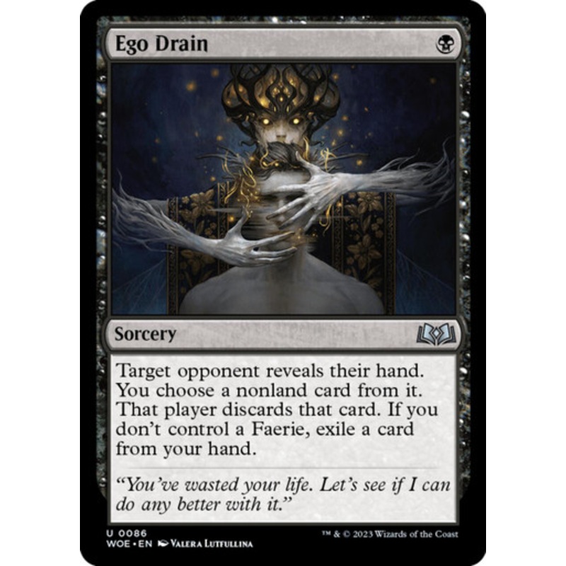 Ego Drain (foil) | Wilds of Eldraine