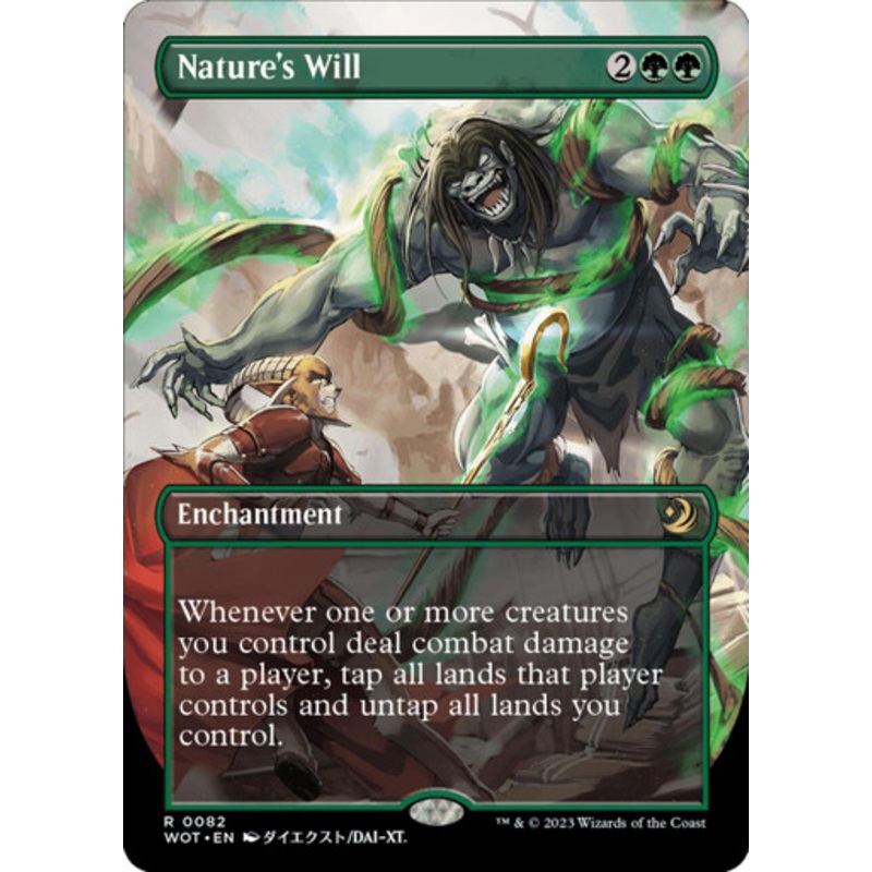 Nature’s Will (Borderless Art) | Wilds of Eldraine Enchanting Tales