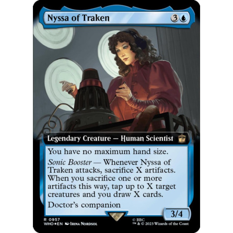 Nyssa of Traken (Extended Art) (Surge foil)