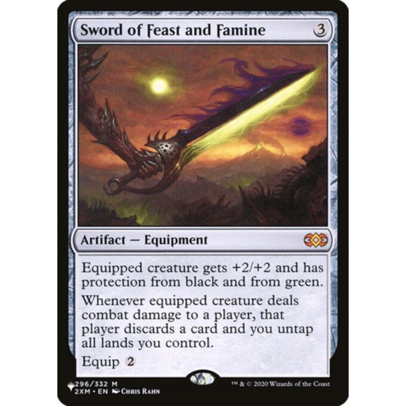 Sword of Feast and Famine (The List Reprint) | Double Masters