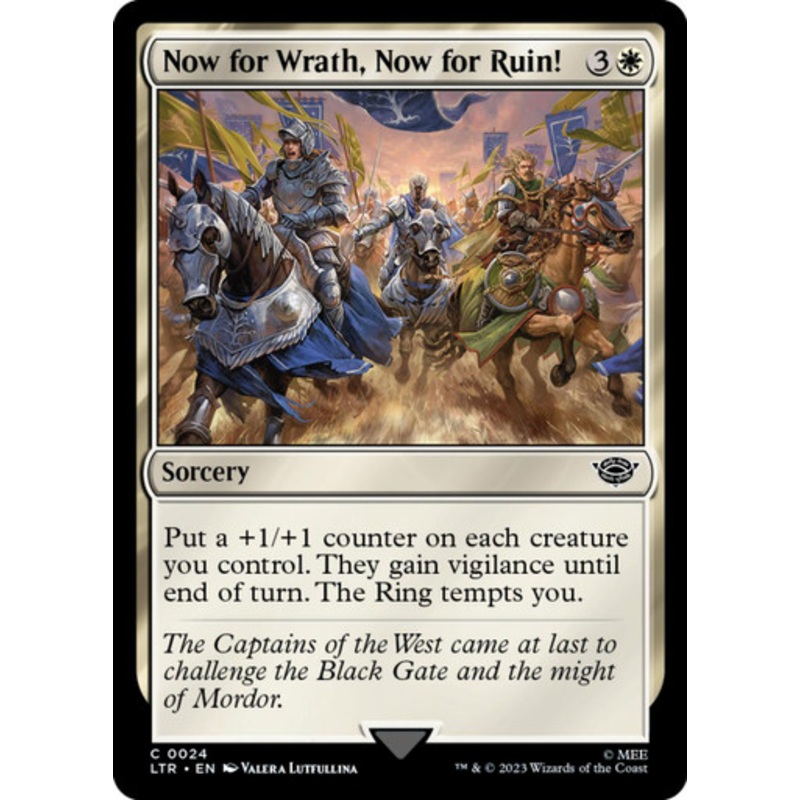 Now for Wrath, Now for Ruin! (foil) | The Lord of the Rings: Tales of Middle-earth