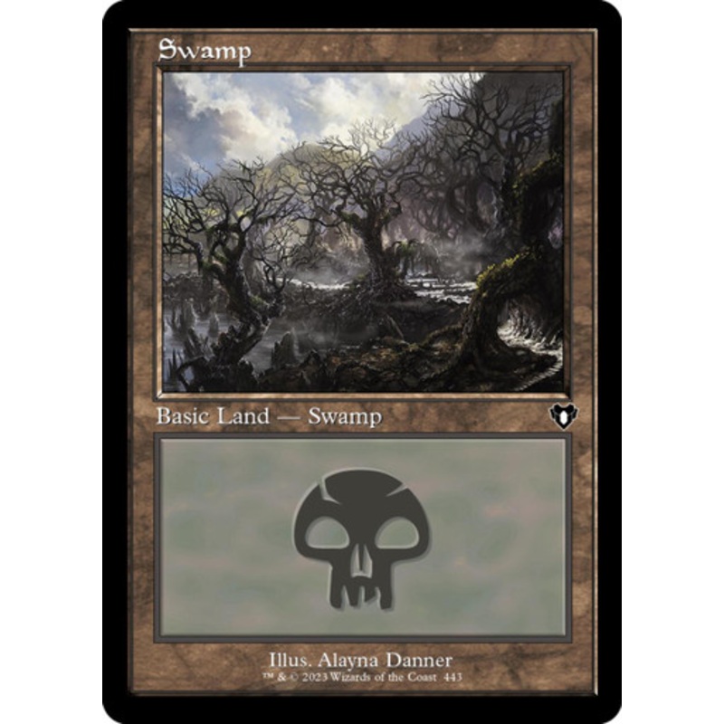 Swamp (#443) (Retro Frame) | Commander Masters