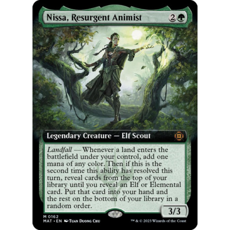 Nissa, Resurgent Animist (Extended Art) | March of the Machine: The Aftermath