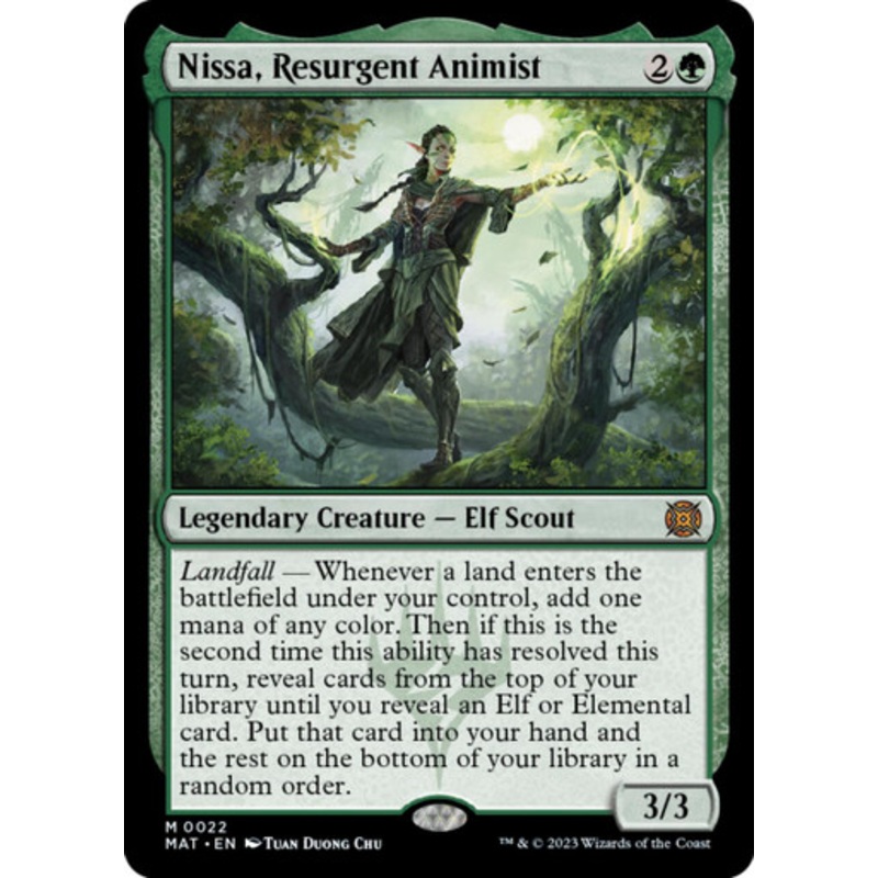Nissa, Resurgent Animist (foil) | March of the Machine: The Aftermath