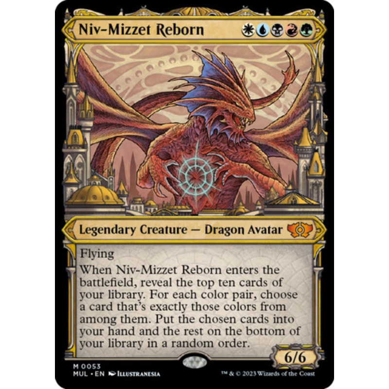 Niv-Mizzet Reborn (Showcase Frame) | Multiverse Legends
