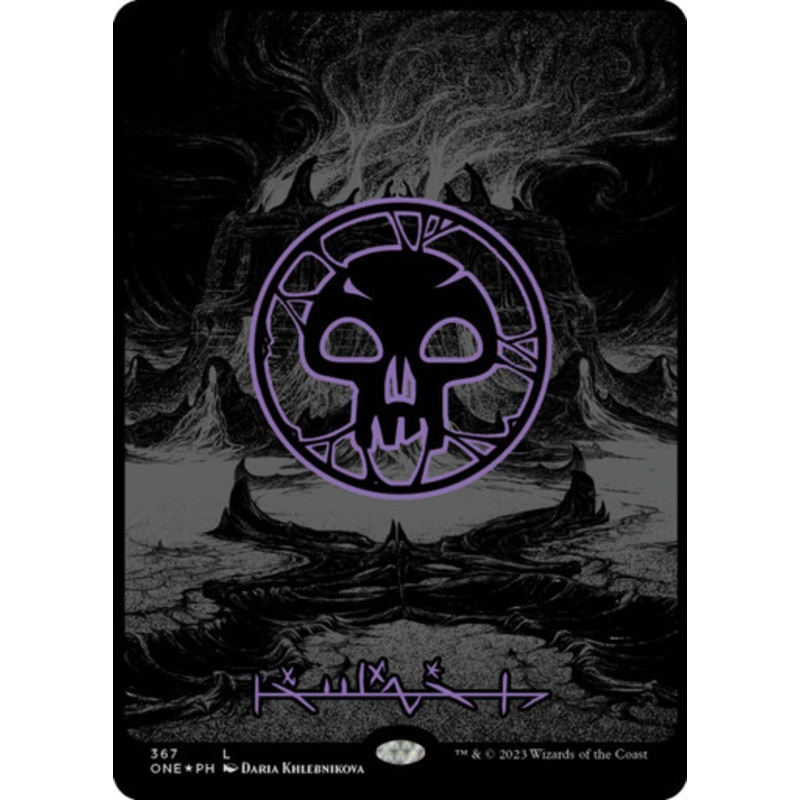 Swamp (Oil Slick Raised foil) | Phyrexia: All Will Be One