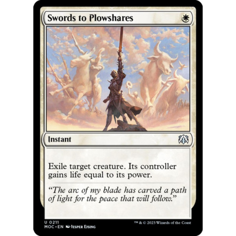 Swords to Plowshares | March of the Machine Commander