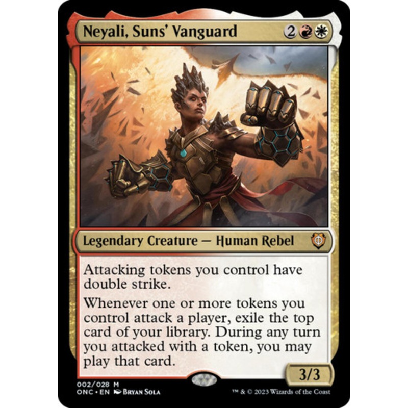 Neyali, Suns’ Vanguard (foil) | Phyrexia: All Will Be One Commander