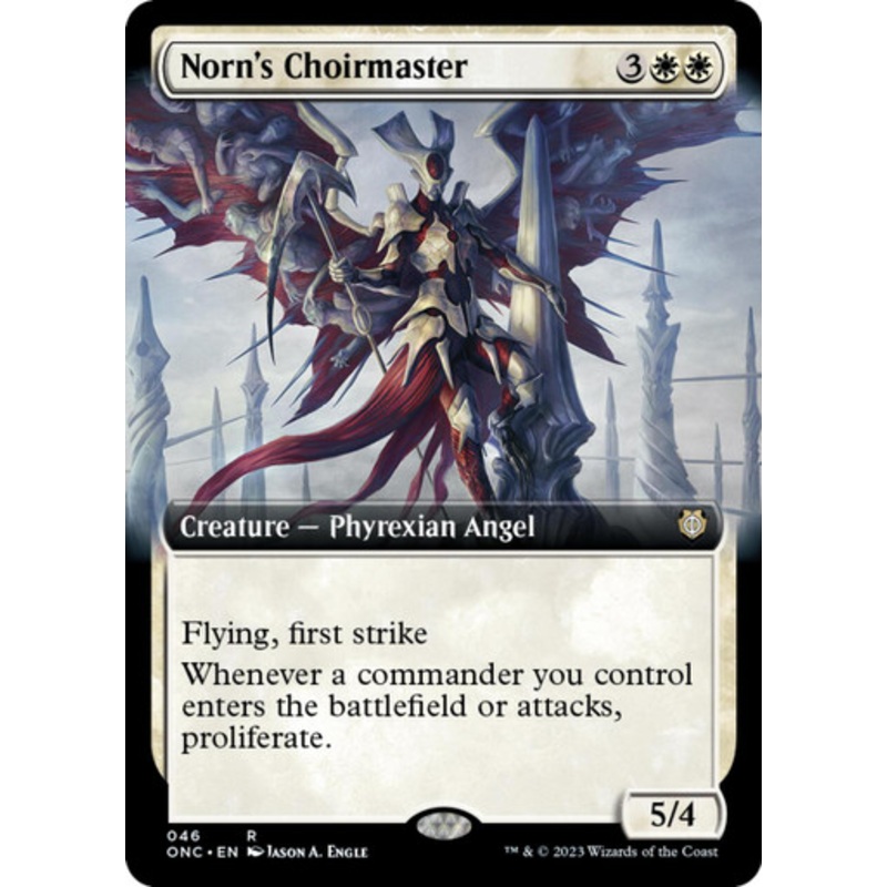 Norn’s Choirmaster (Extended Art) | Phyrexia: All Will Be One Commander