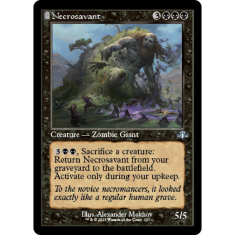 Necrosavant (Retro Frame foil) | Dominaria Remastered