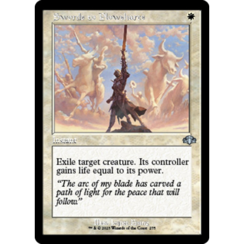Swords to Plowshares (Retro Frame)