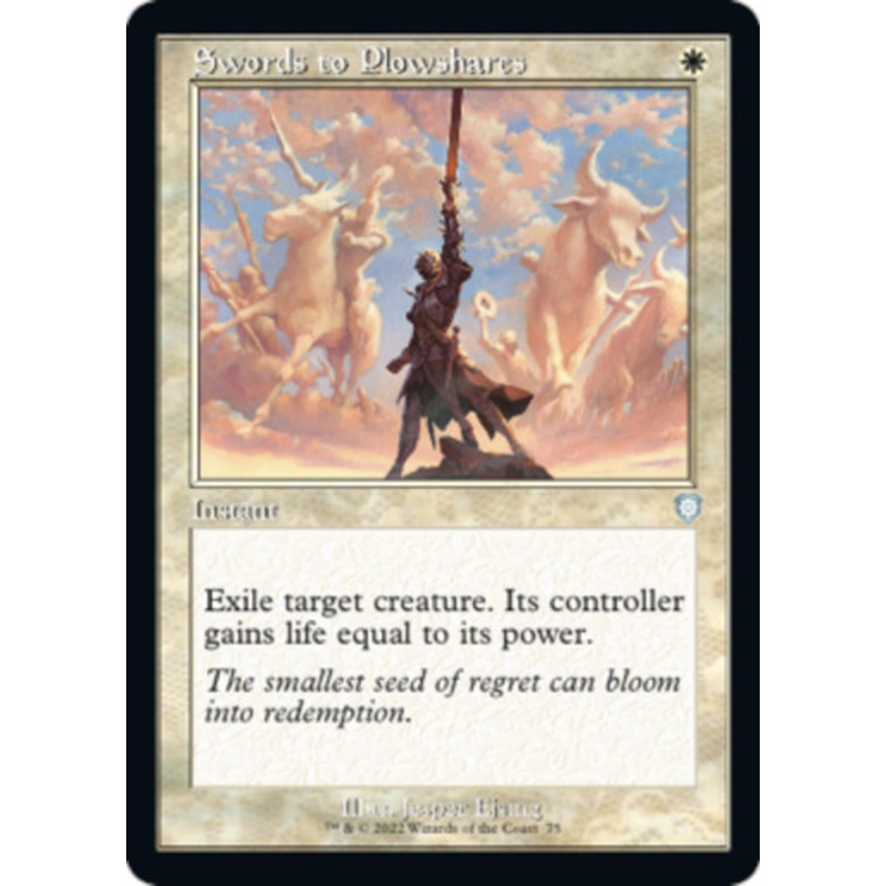 Swords to Plowshares (Retro Frame) | The Brothers’ War Commander