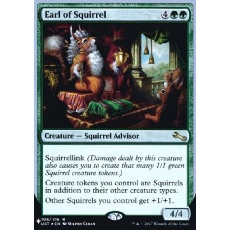 Earl of Squirrel (The List Reprint foil) | Unstable