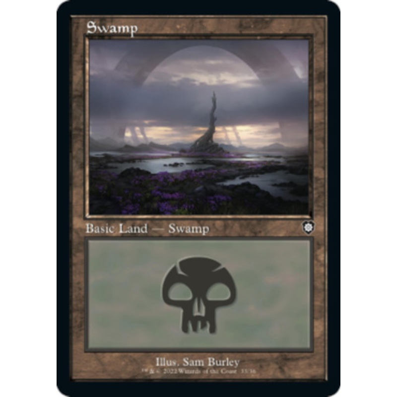 Swamp (#33) (Retro Frame) | The Brothers’ War Commander