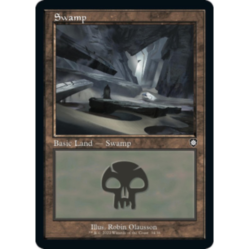 Swamp (#34) (Retro Frame) | The Brothers’ War Commander