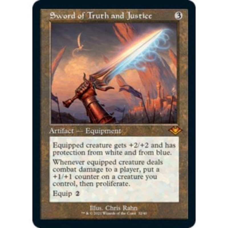 Sword of Truth and Justice (Retro Frame) (foil) | Modern Horizons