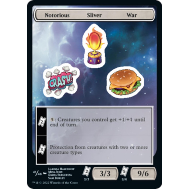 Notorious / Sliver / War Sticker Sheet | Unfinity