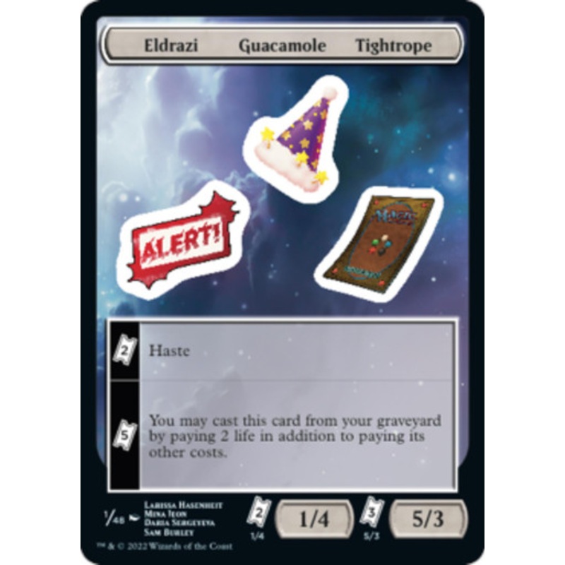 Eldrazi / Guacamole / Tightrope Sticker Sheet | Unfinity