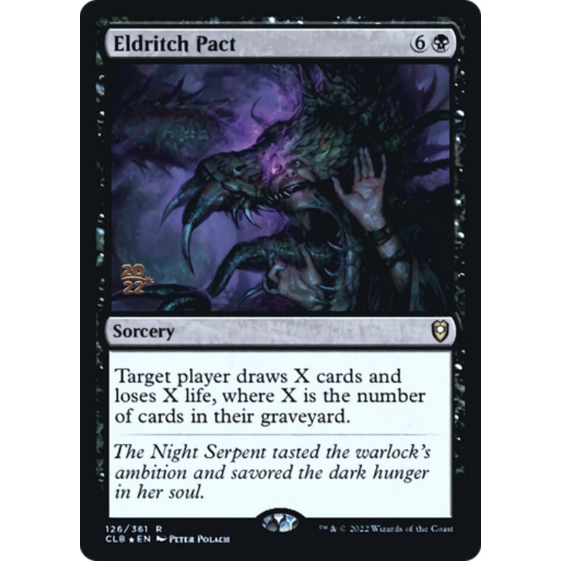 Eldritch Pact (Prerelease foil) | Commander Legends: Battle for Baldur’s Gate