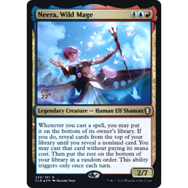 Neera, Wild Mage (Prerelease foil) | Commander Legends: Battle for Baldur’s Gate