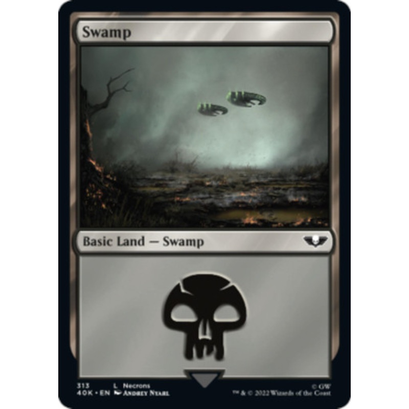 Swamp (Necron #313) | Universes Beyond: Warhammer 40000