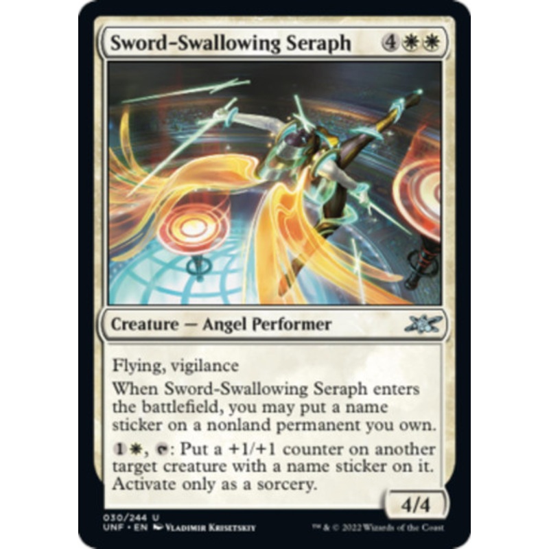 Sword-Swallowing Seraph | Unfinity