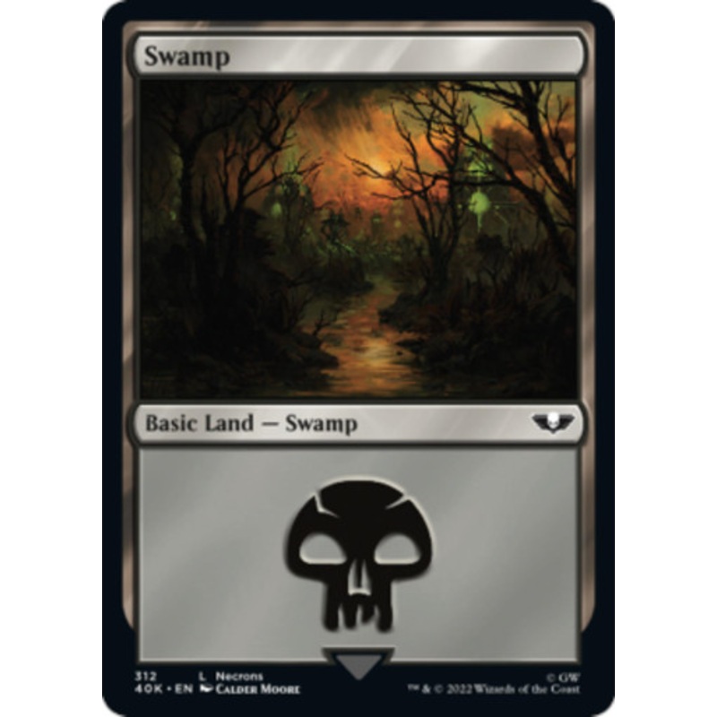 Swamp (Necron #312) | Universes Beyond: Warhammer 40000