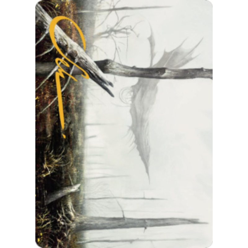 Swamp (#64) Art Card (Gold Stamped) | Dominaria United