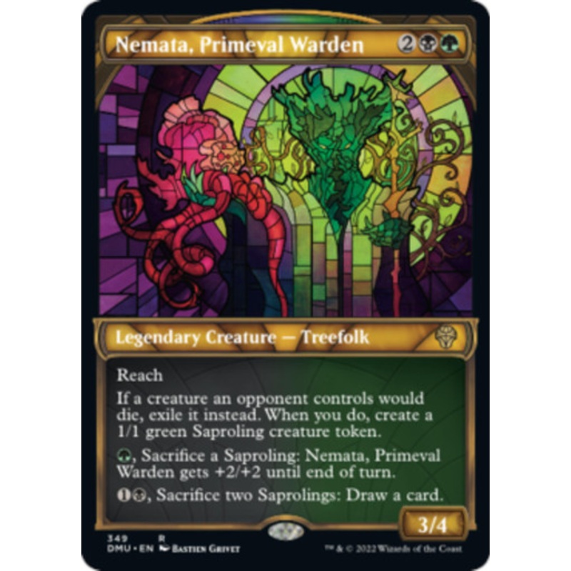 Nemata, Primeval Warden (Stained-Glass Textured Foil) | Dominaria United