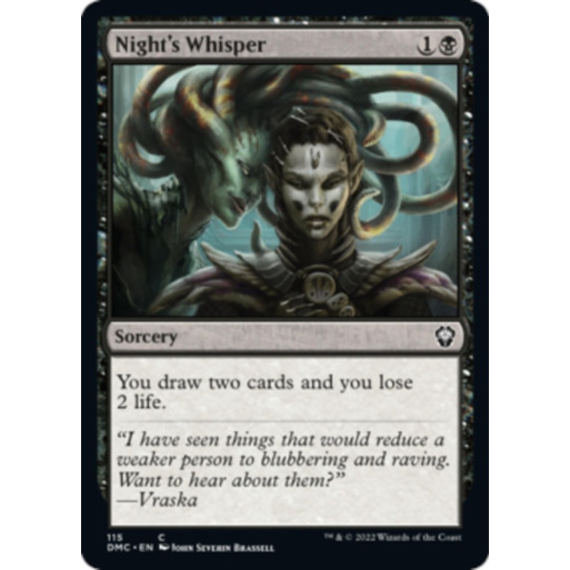 Night’s Whisper | Dominaria United Commander