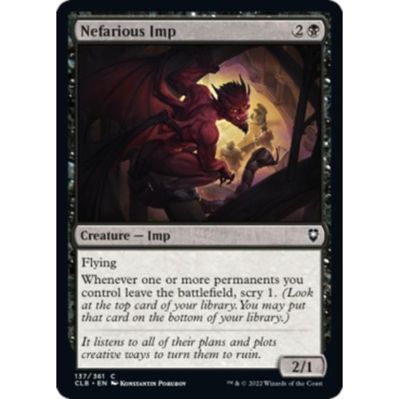 Nefarious Imp | Commander Legends: Battle for Baldur’s Gate