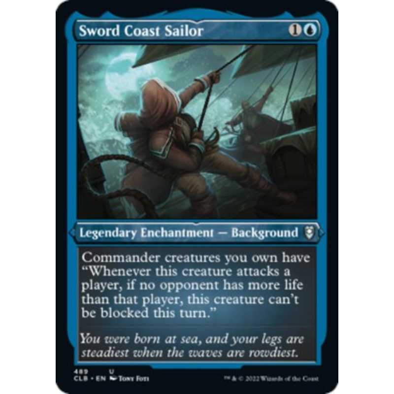Sword Coast Sailor (Etched foil) | Commander Legends: Battle for Baldur’s Gate