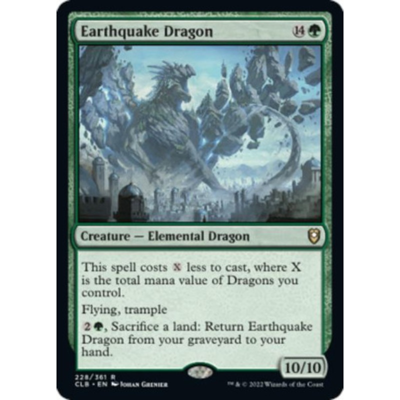 Earthquake Dragon (foil) | Commander Legends: Battle for Baldur’s Gate