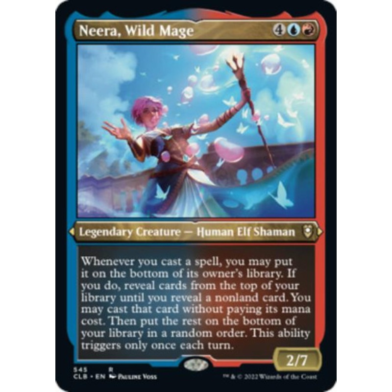 Neera, Wild Mage (Etched foil) | Commander Legends: Battle for Baldur’s Gate